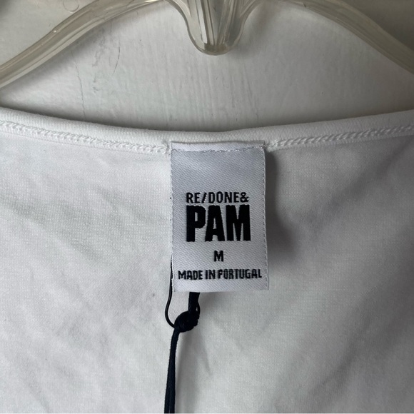 RE/DONE x Pamela Anderson Square Neck Thong Bodysuit M NWT - Picture 7 of 9